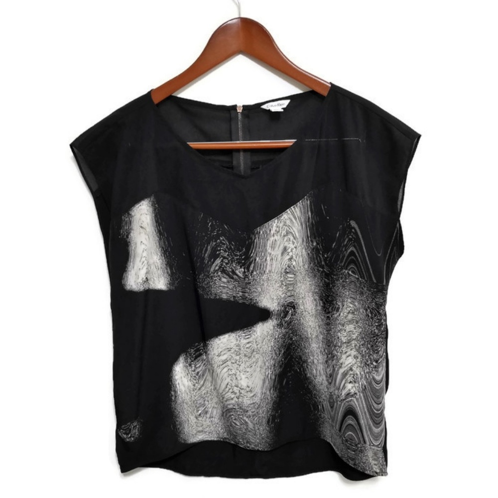 🎁3/$15 Calvin Klein black top